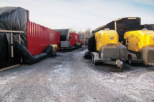 Дизельная тепловая пушка WACKER NEUSON HI 260, 34000 м3